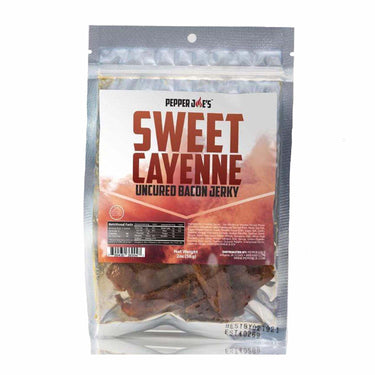 Sweet Cayenne Uncured Candied Bacon Jerky - The Pepper Pantry (Formerly Marie Sharp's)